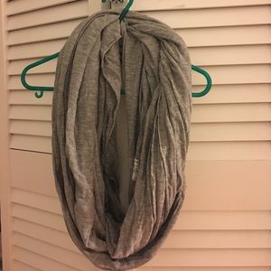 beautiful soft grey infinity scarf