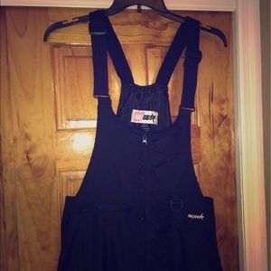 Ski Gear Women's Large Nylon Bib Pants