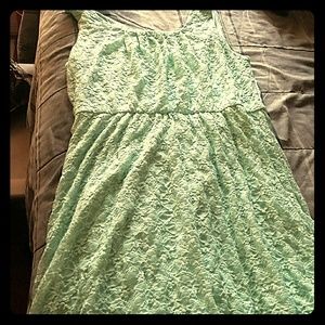 Lacy high low dress