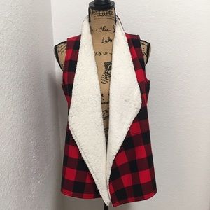 Lumberjack lined vest Kids XL will for adult Small