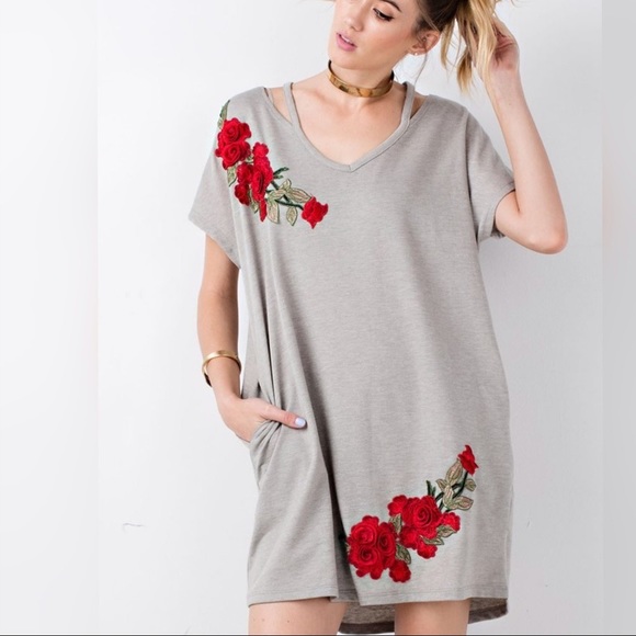 EMBROIDERED TUNIC DRESS - Picture 2 of 5