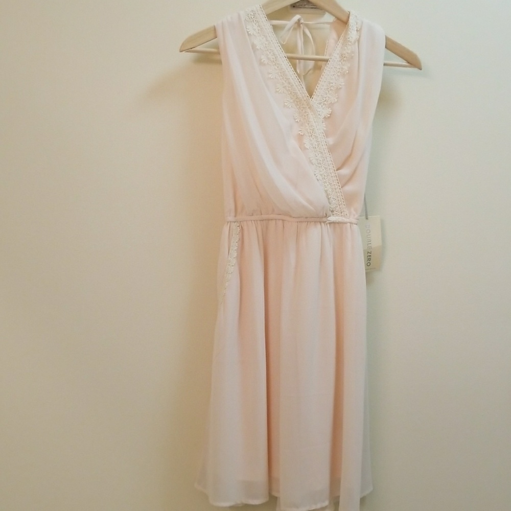 V Neck Pink dress, NWT