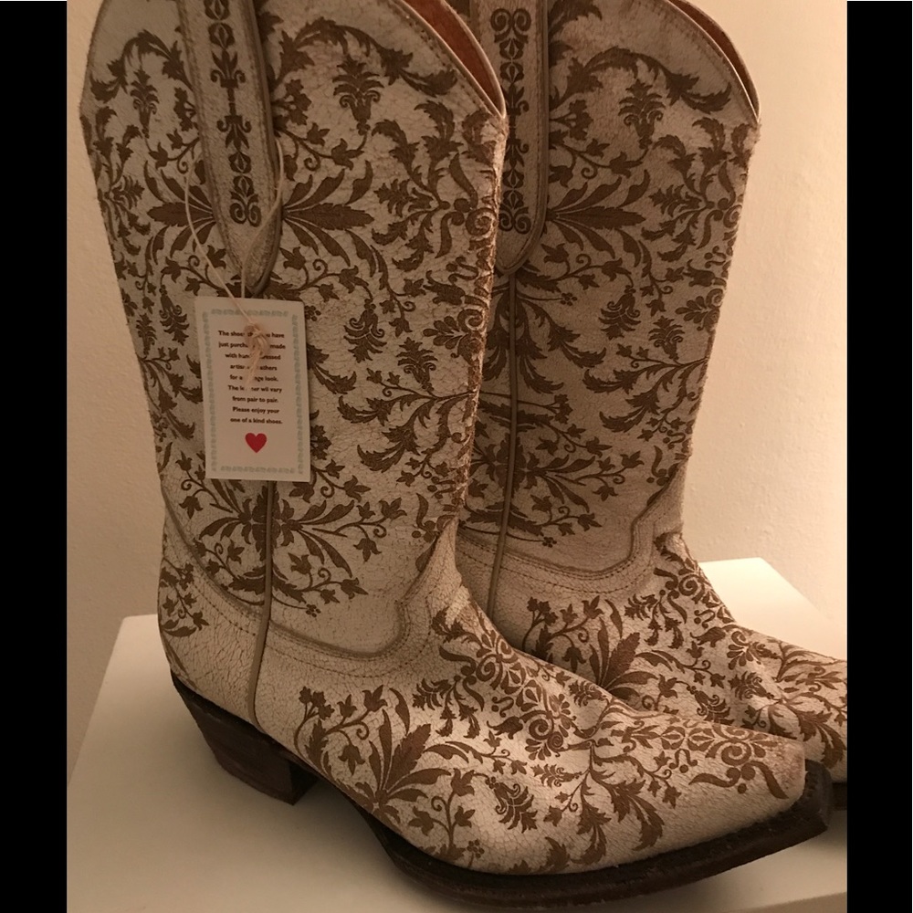 GOLD detailed boots...BRAND NEW