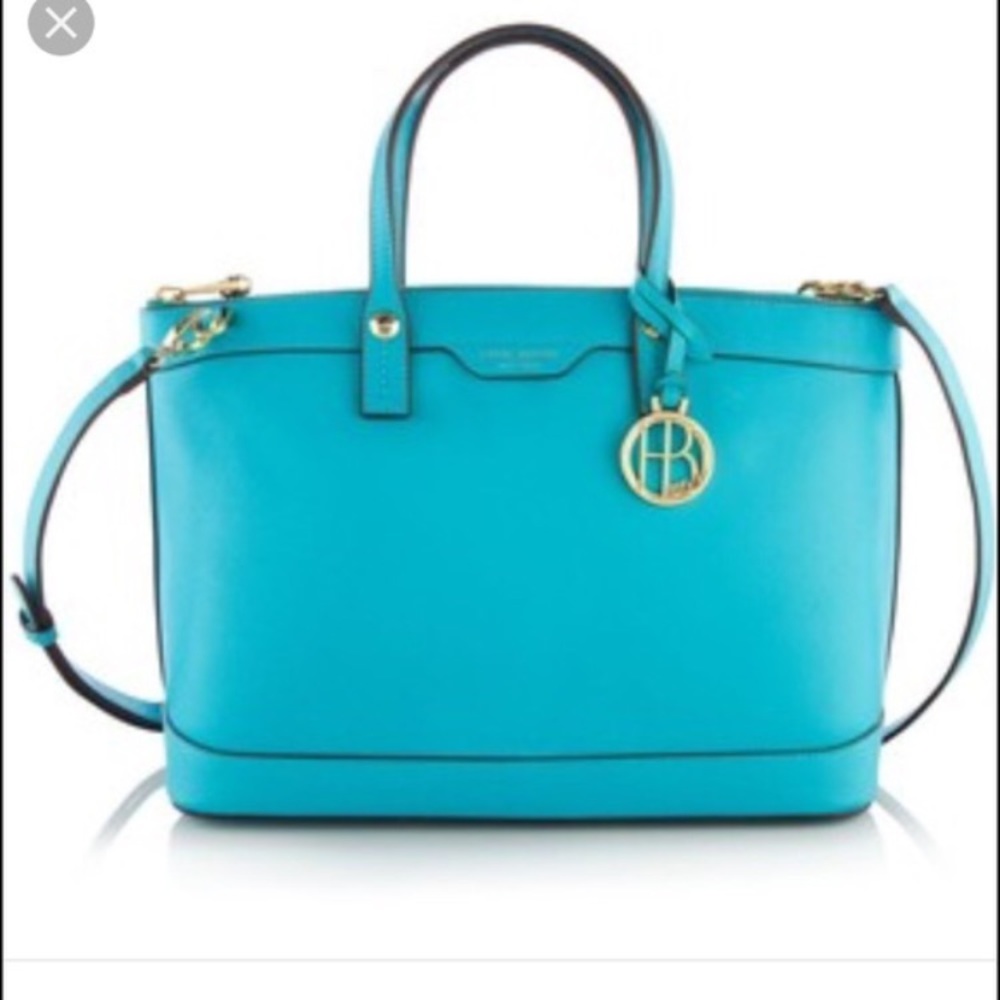 Aqua Henri Bendel Satchel - Picture 3 of 3