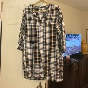 Madewell Plaid Dress NWOT