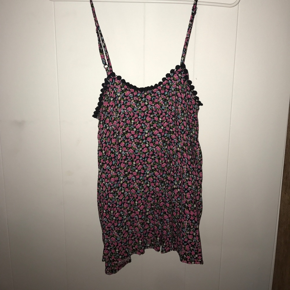 Forever 21 floral crop top