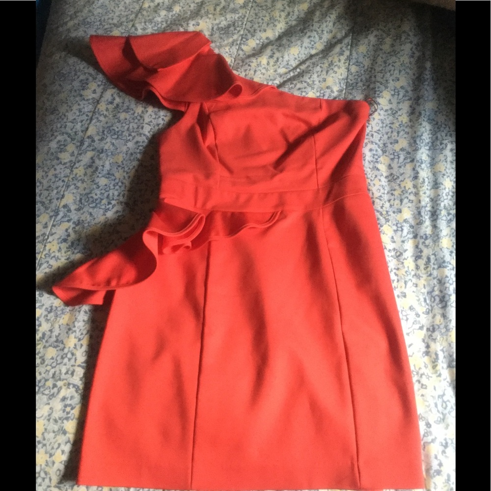 Sexy one shoulder short dress