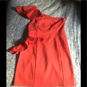 Sexy one shoulder short dress