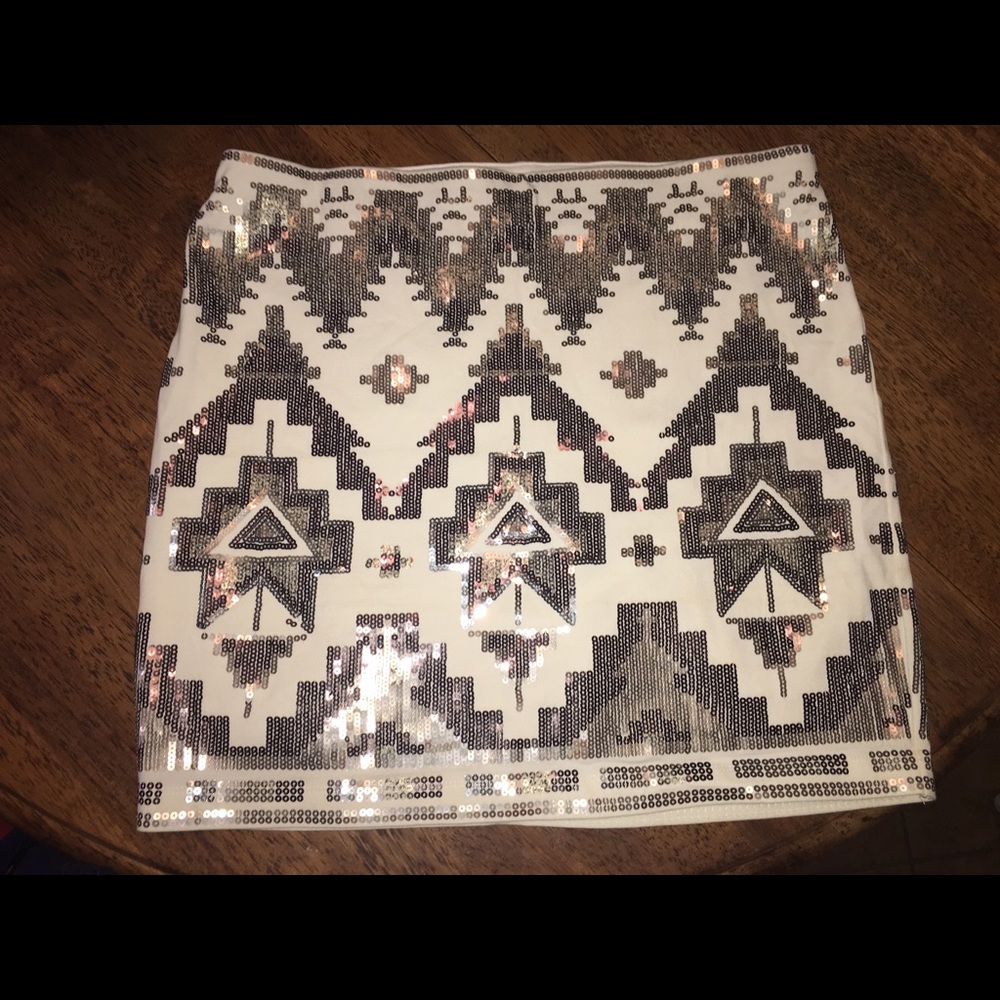 Sequin Bodycon Skirt