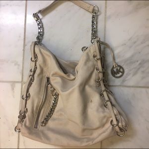 Michael Kors - White Leather - Shoulder Bag