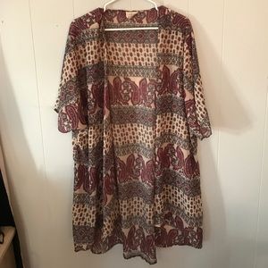 Pacsun flowy kimono