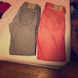 Like new true religion pants. 32W-34L