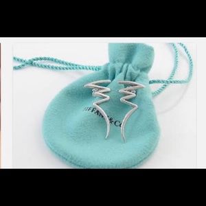 Tiffany & Co Silver Picasso Scribble Earrings