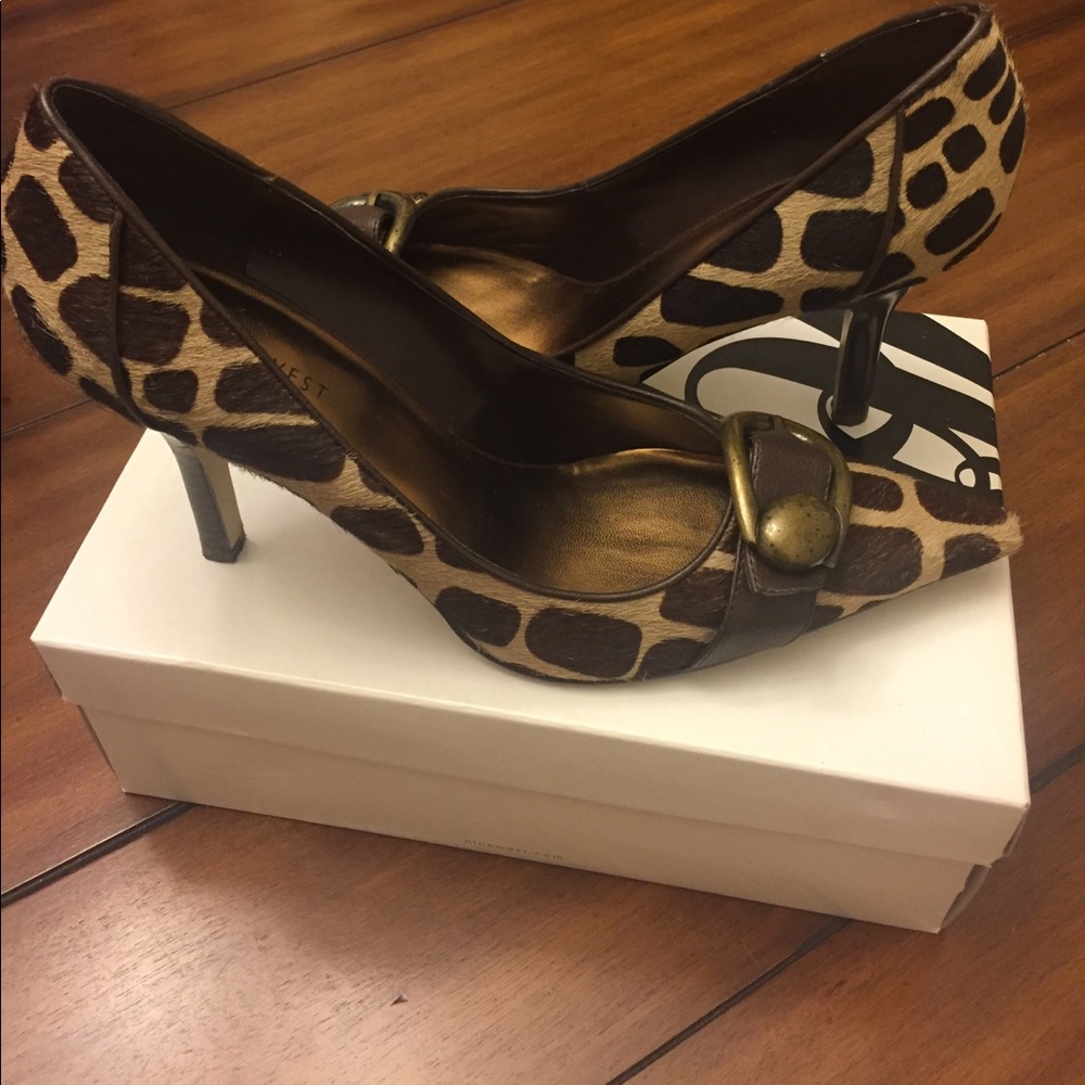 Nine West FALL faux FUR heels