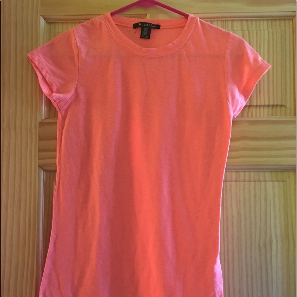 Neon orange tee