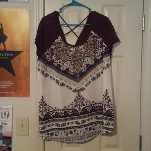 Tribal Print Blouse