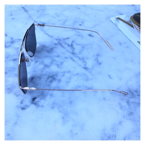 Kelani Rose Gold Mirrored Sunglasses - Picture 5 of 7