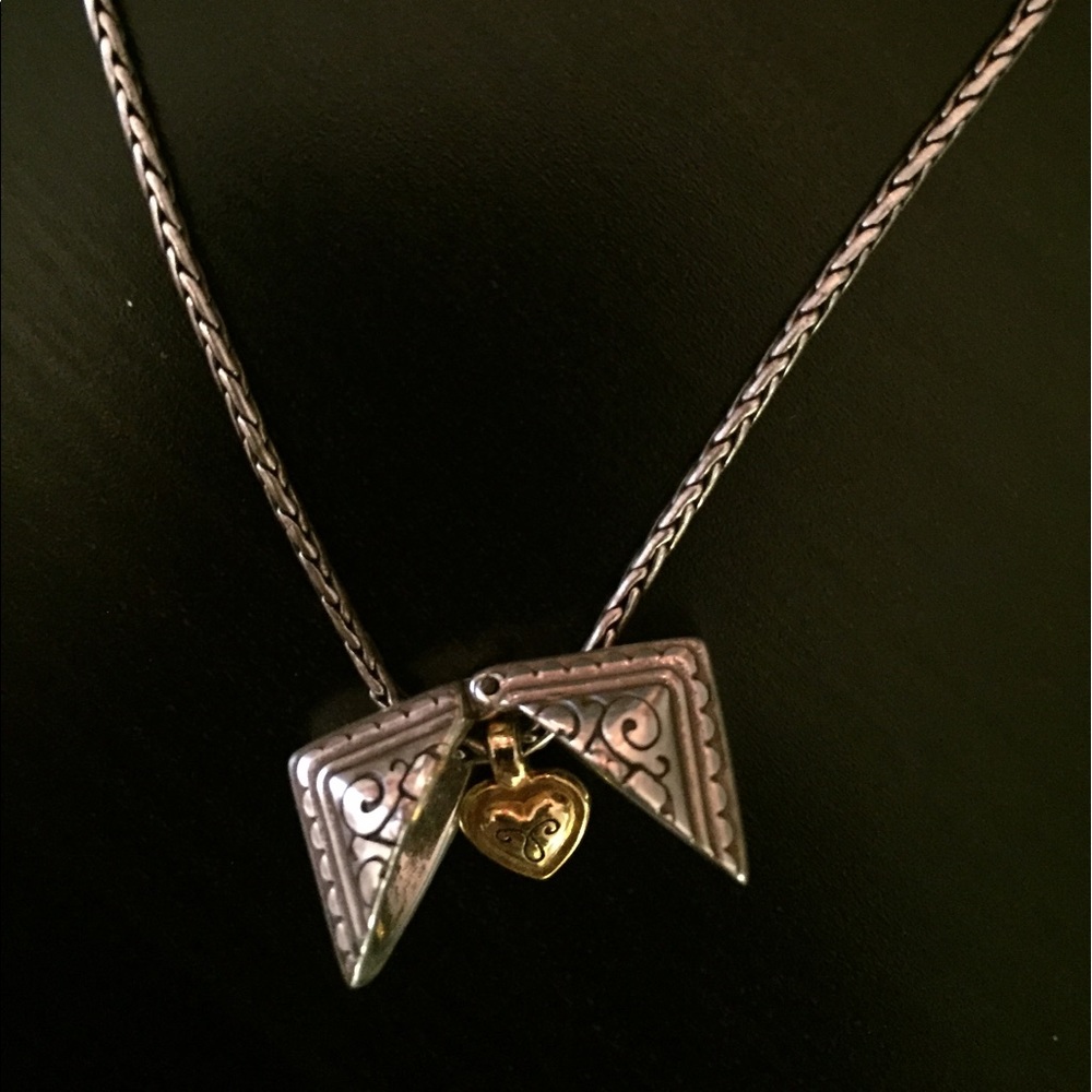 Vintage Necklace with Opening Charm