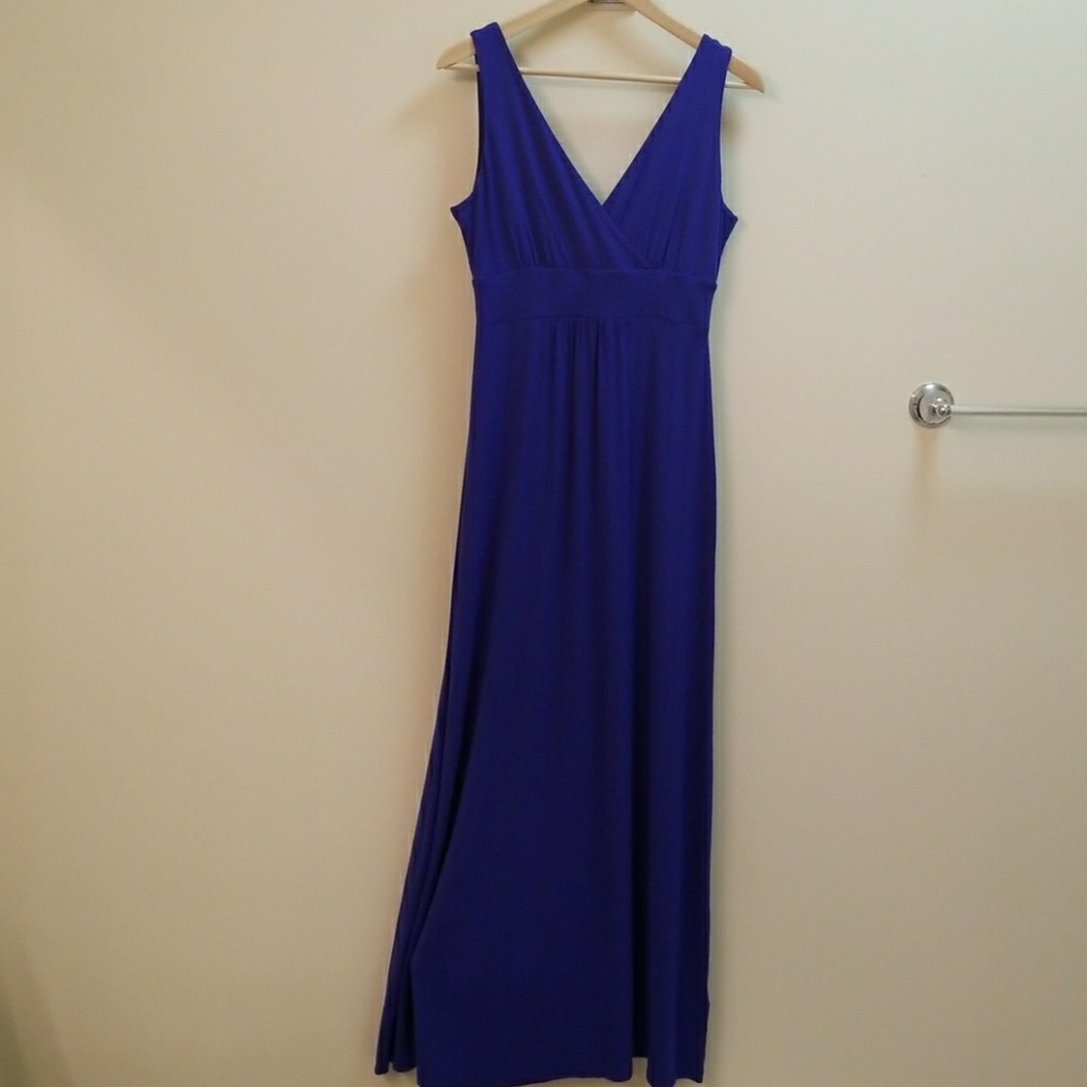 Royal blue maxi dress