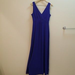 Royal blue maxi dress