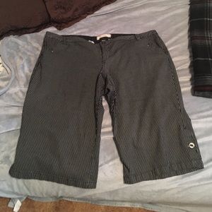 Gently used plus size Capri shorts