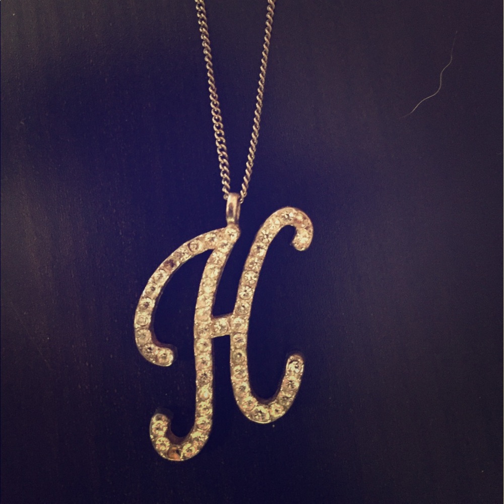 "H" Monogram Necklace