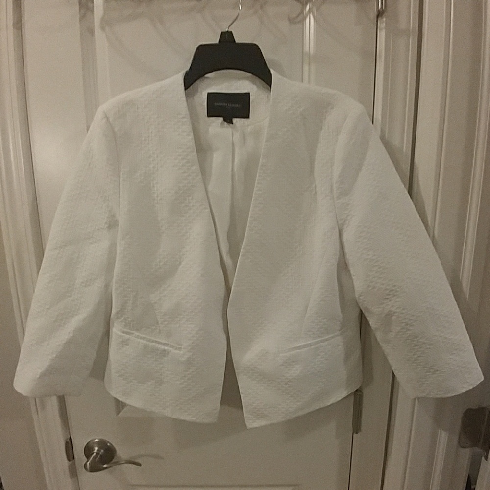 Banana Republic White Blazer