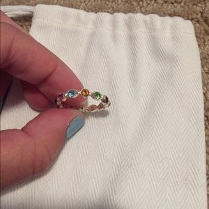 Rainbow stone ring