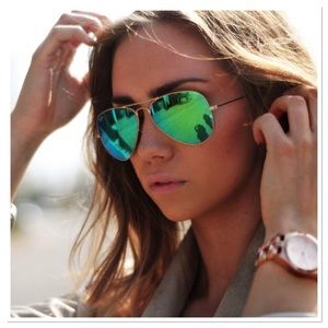 Ray-Ban Original Aviator Gold Matte Sunglasses