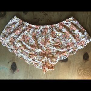 Victoria's Secret Lace Sleep Short