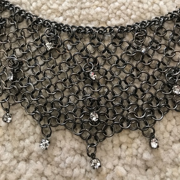 NWOT links & crystal statement necklace - Picture 2 of 5