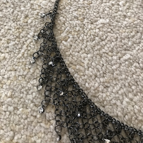 NWOT links & crystal statement necklace - Picture 3 of 5