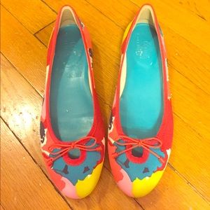 Cole Haan baker flats floral size 6.5