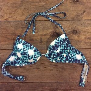 Victoria's Secret Tie-Dye Push-Up Swim Top