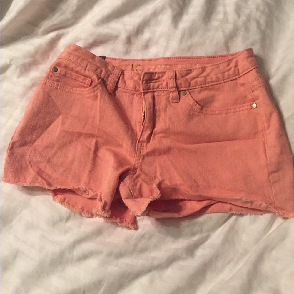 Peach Lauren Conrad shorts