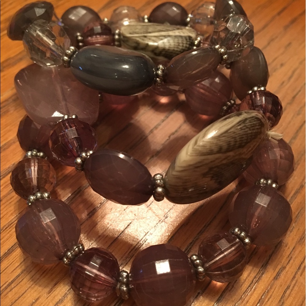 Set of three bracelets
