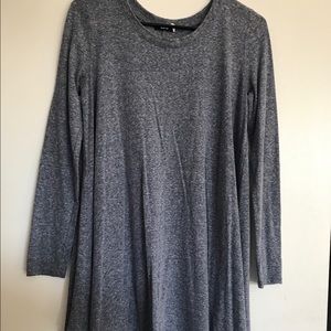 Flowy long sleeve tunic dress