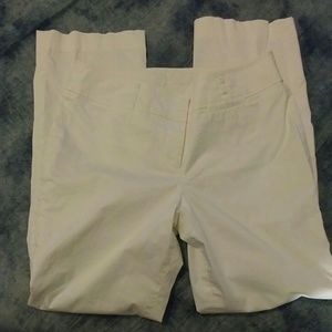Ann Taylor Loft white pants