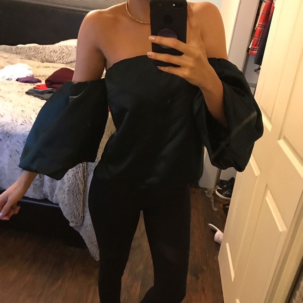 Zara off the shoulder blouse
