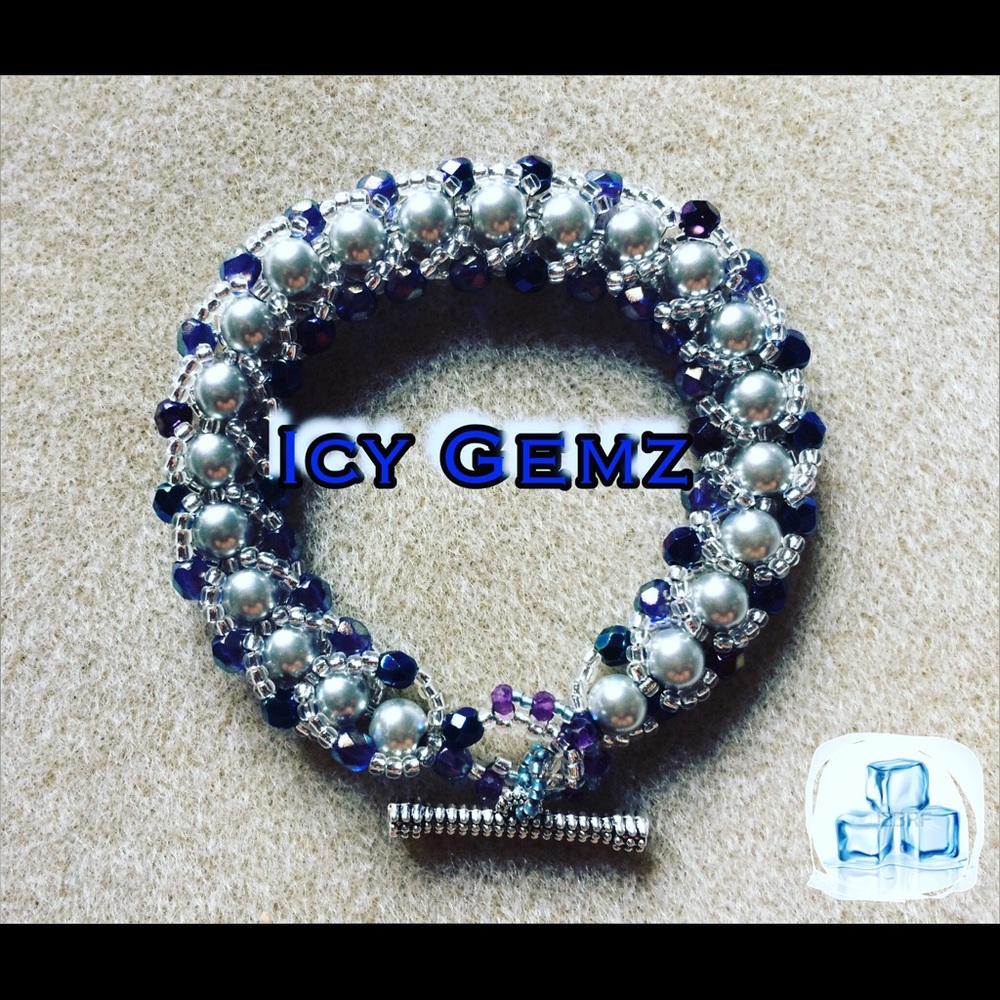 Hand made bracelet.
