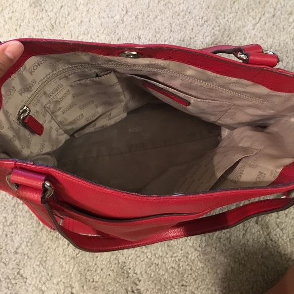 Michael Kors Handbag- Red - Picture 3 of 3