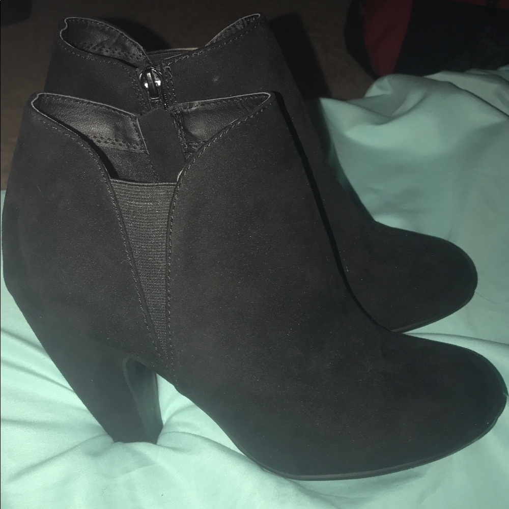 Candies Ankle Booty Cone Heels