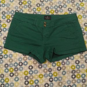 American Eagle shorts, teal twill material, sz 10