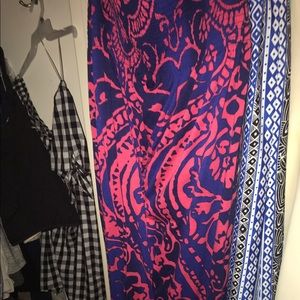 Women's strapless maxi dress