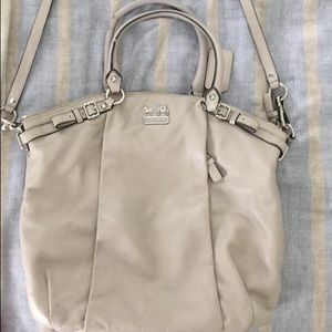 Coach Bone Leather Shoulder/Cross Body Handbag