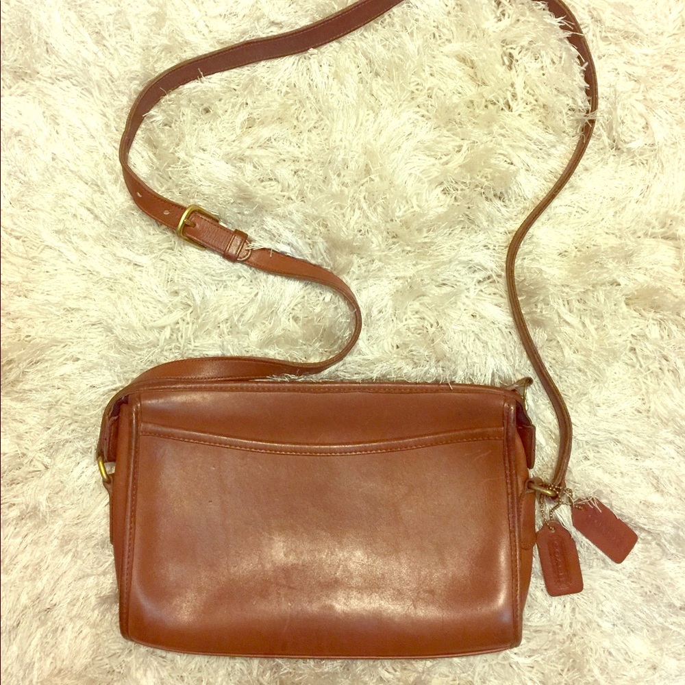 Vintage Coach Leather Crossbody
