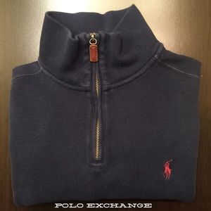 Polo Ralph Lauren 100% Cotton Zip-Up Sweater.