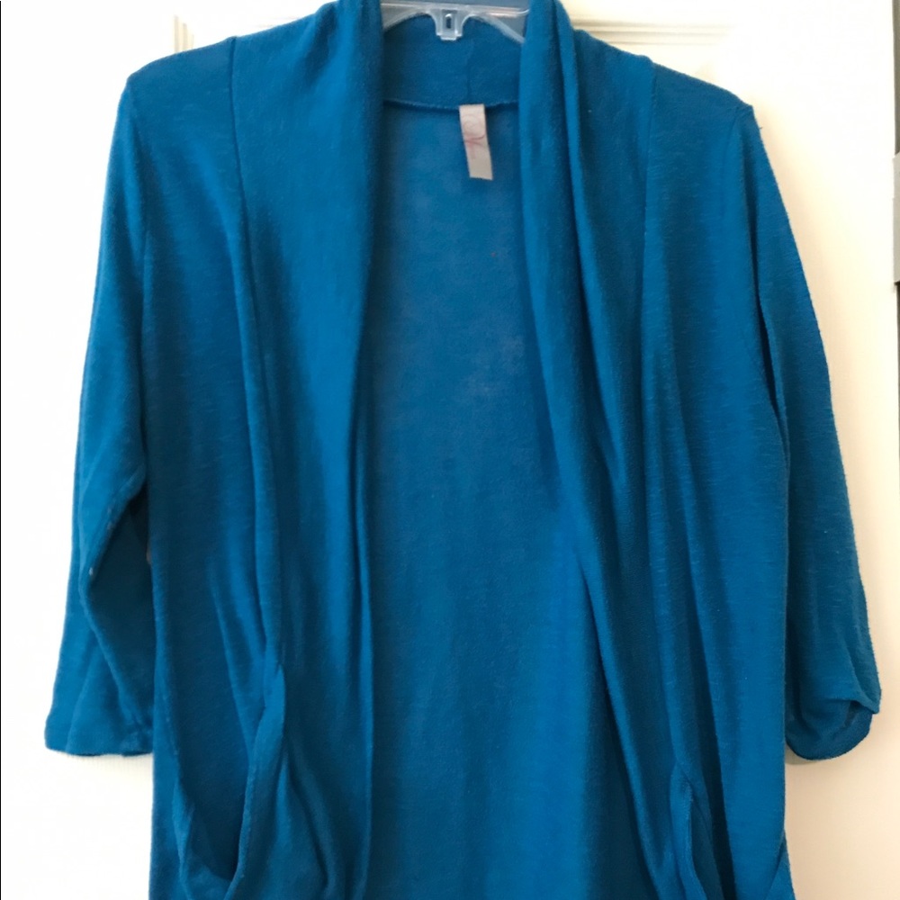 Blue Cardigan