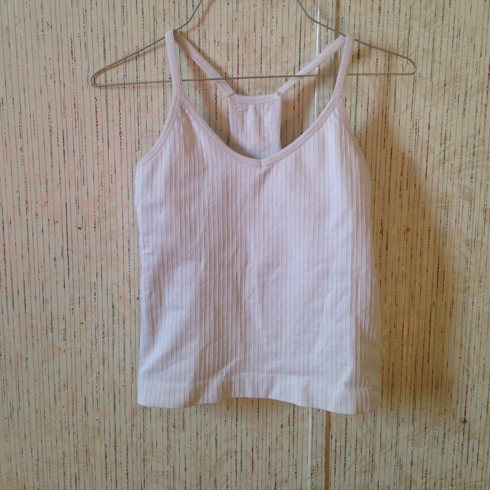 Racerback cropped tank