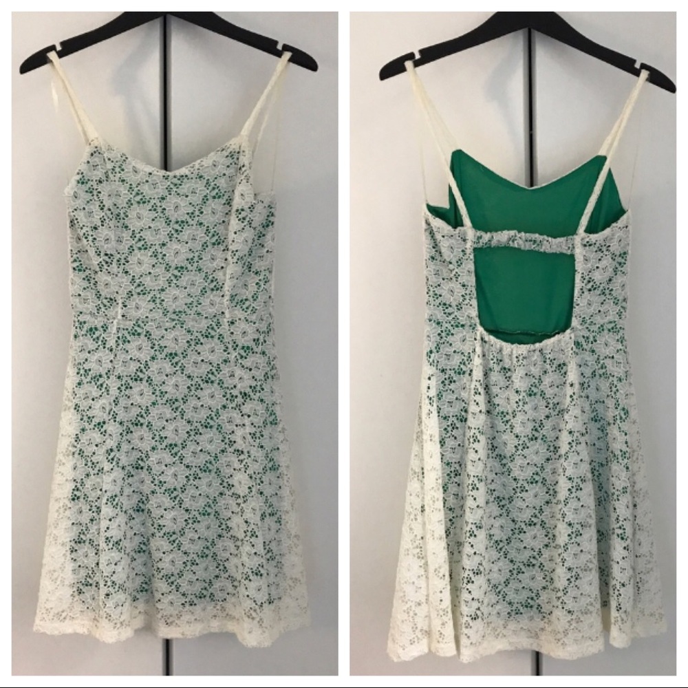The Impeccable Pig Backless Lace Dress. - Picture 1 of 7